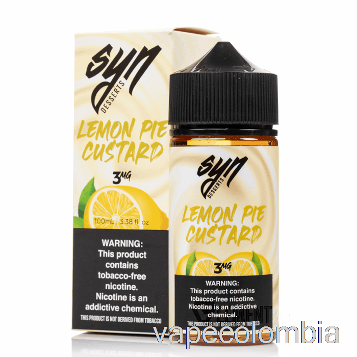 Vape Kit Completo Pastel De Limón Natillas - Syn Liquid - 100ml 0mg